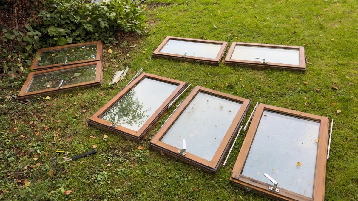 Reclaimed Timber Windows, Door & Loose Double Glaz - Image 3