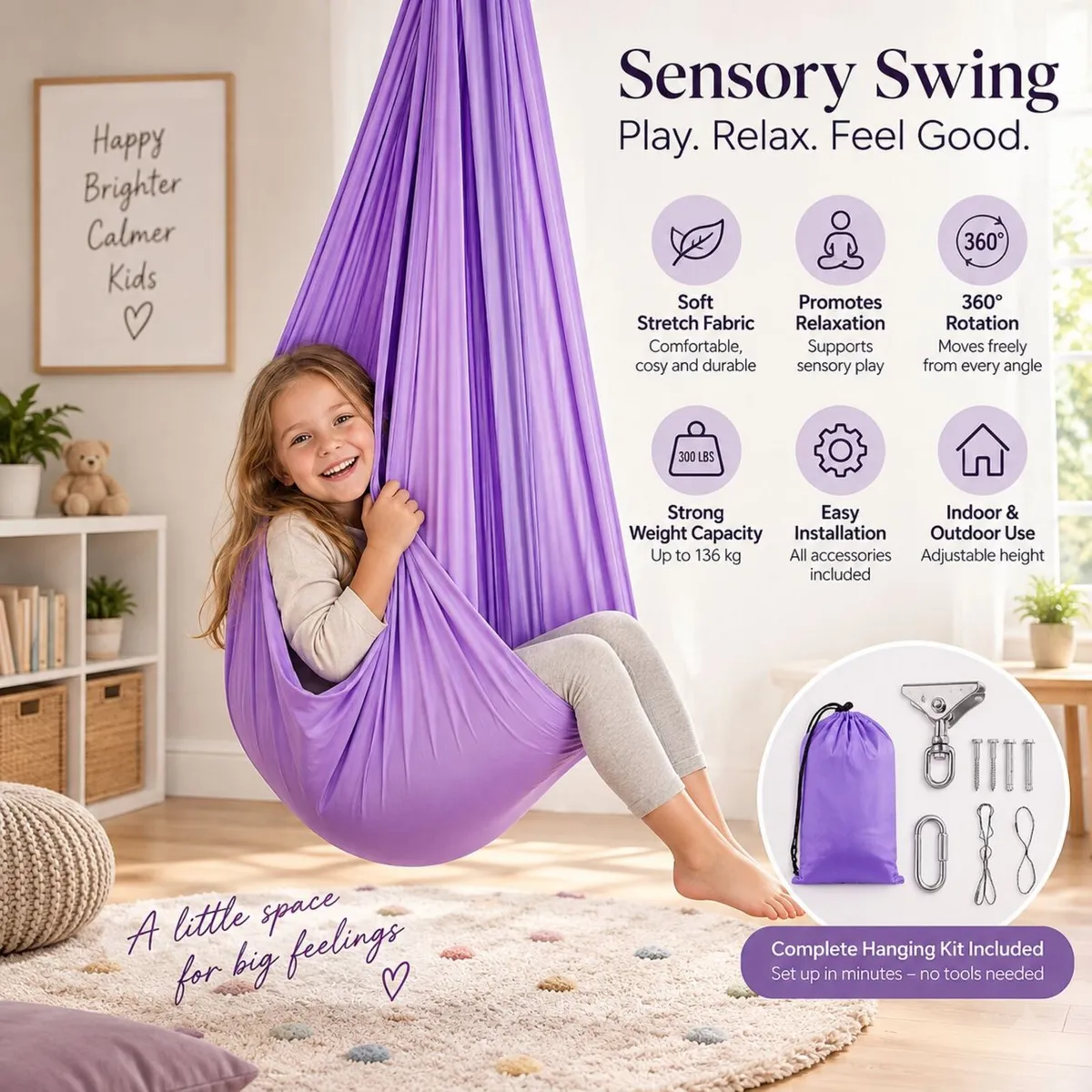 Sensory Swing for Kids & Adults - Image 1