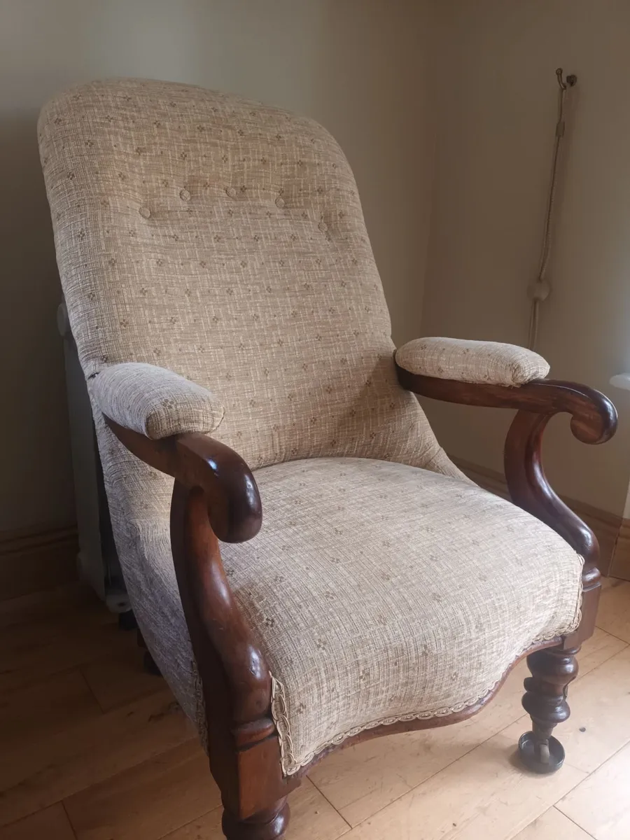 Elbow/Nursing Victorian Chair - Image 2
