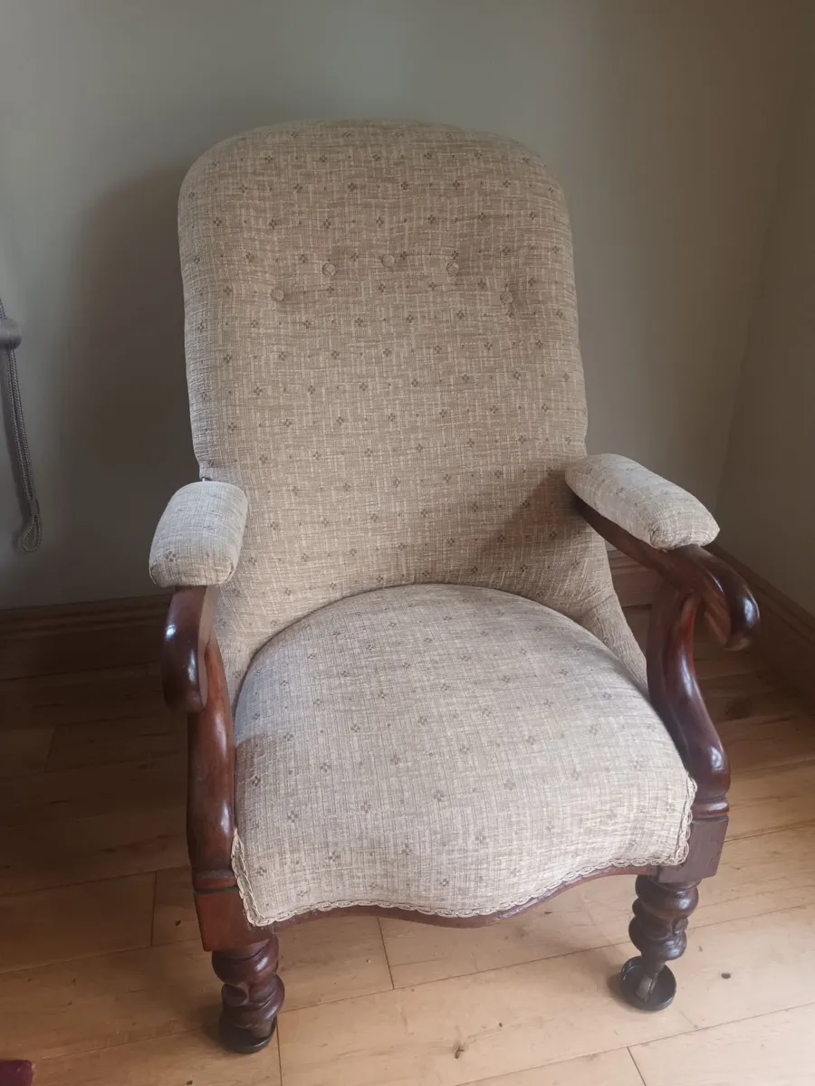 Elbow/Nursing Victorian Chair - Image 1