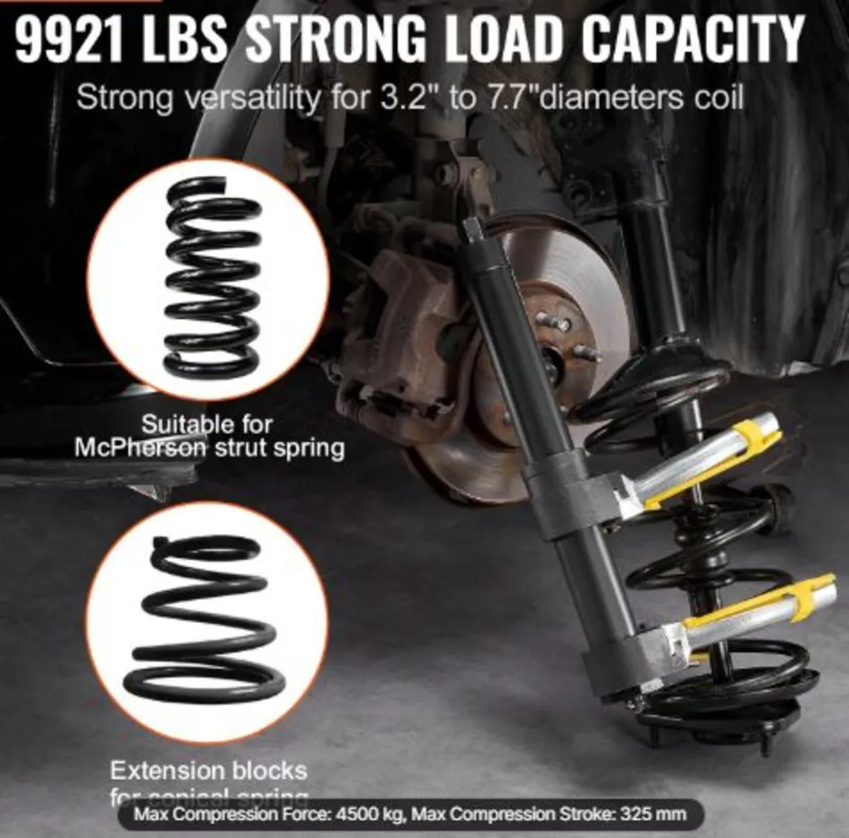 Strut Spring Compressor Set, Macpherson Strut - Image 3