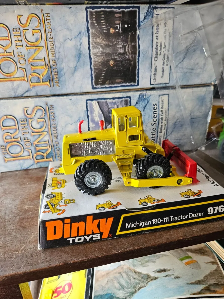 Dinky 1970's Michigan Tractor Dozer - Image 1