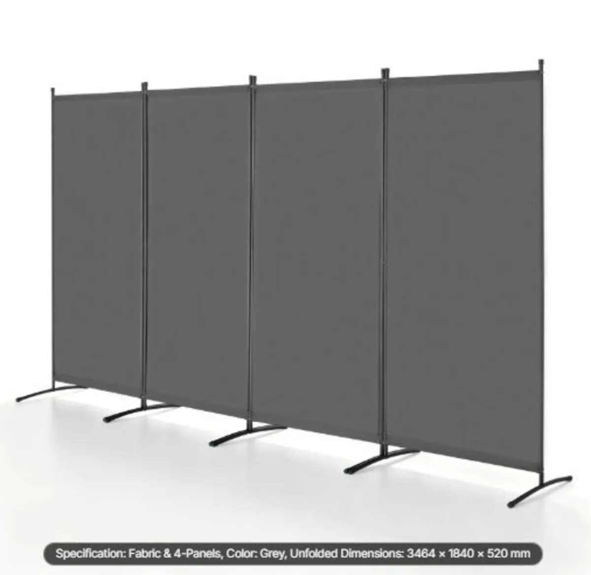 Room Divider,4Panels Room Divider,Folding Privacy - Image 1