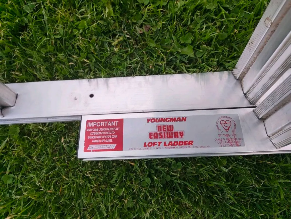 Loft ladder aluminium 3223mm ling - Image 1