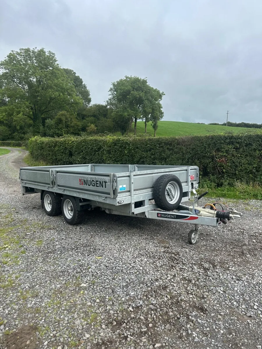 2024 Nugent 12ft Flatbed Trailer - Image 1