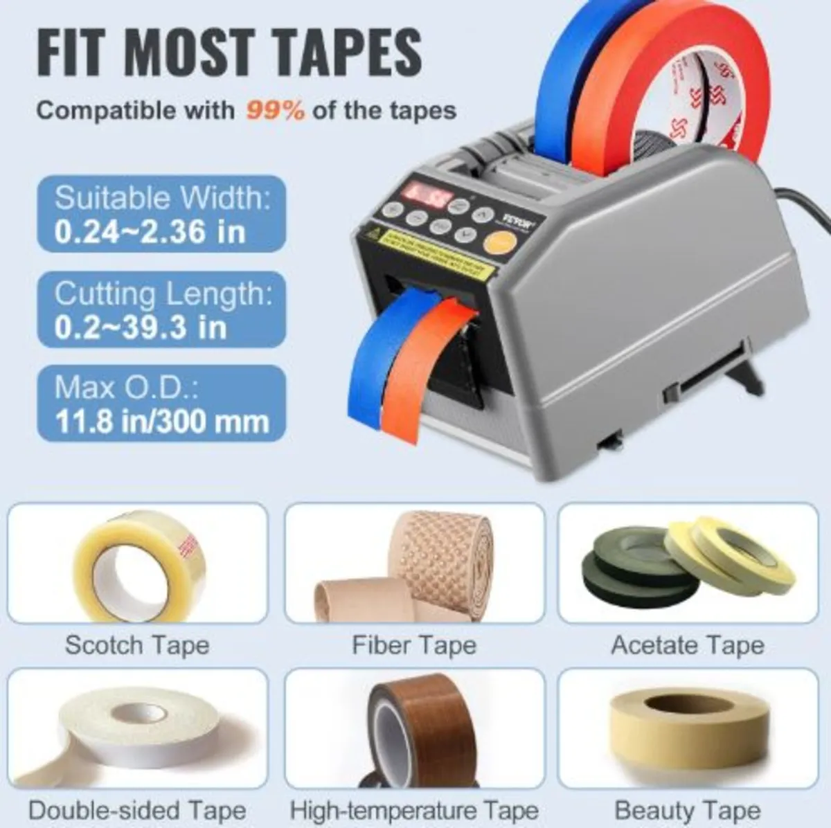 Zcut-9 Automatic Tape Dispenser Adhesive Electric - Image 2