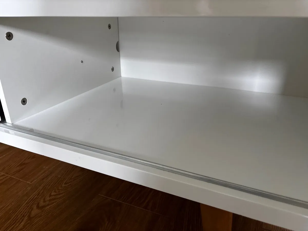 White TV Unit 180cm - Image 2