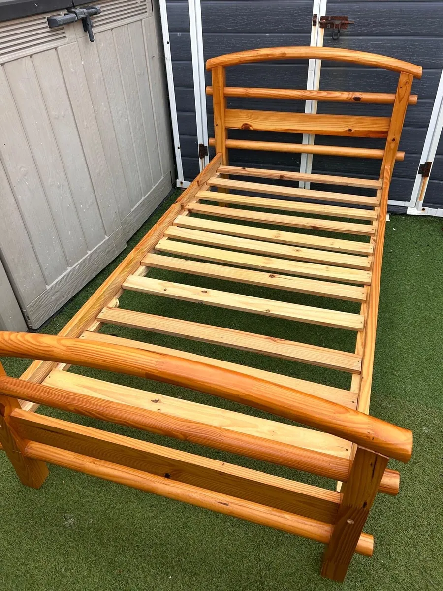 Lovely Sturdy Single Wooden Bed Frame -Can Deliver