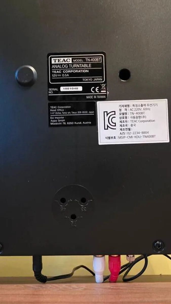TEAC turntable TN 400 BT - Image 2