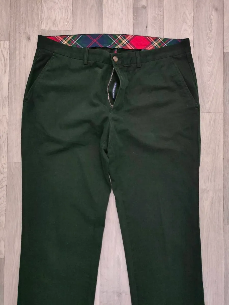 Gant Regular Fit Chino Trousers Mens W38 L32 - Image 2