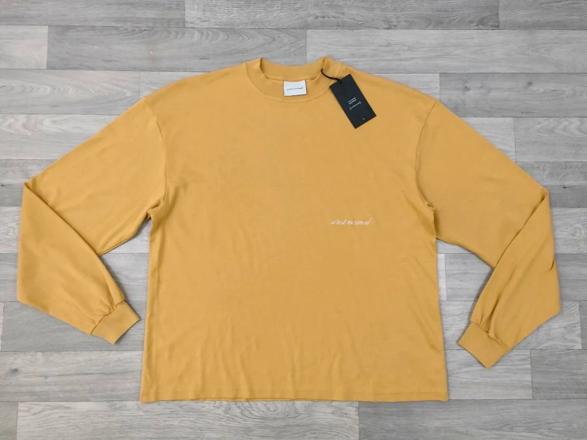 New C'est Normal Long Sleeve Top Sweatshirt L - Image 1
