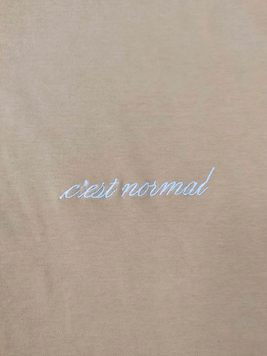 New C'est Normal Long Sleeve Top Sweatshirt L - Image 3