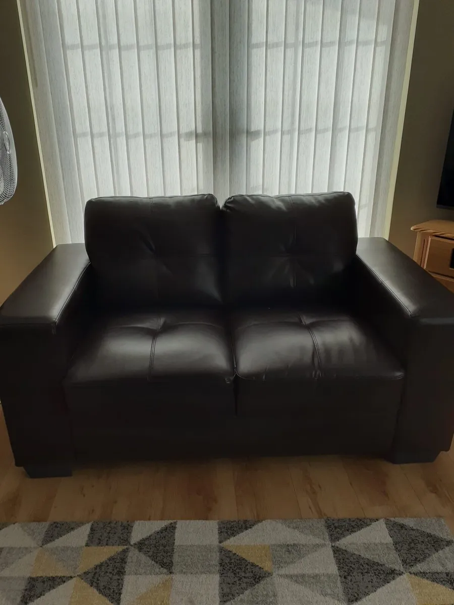Sofa 3 & 2 seater Also reclining armchair - Image 2