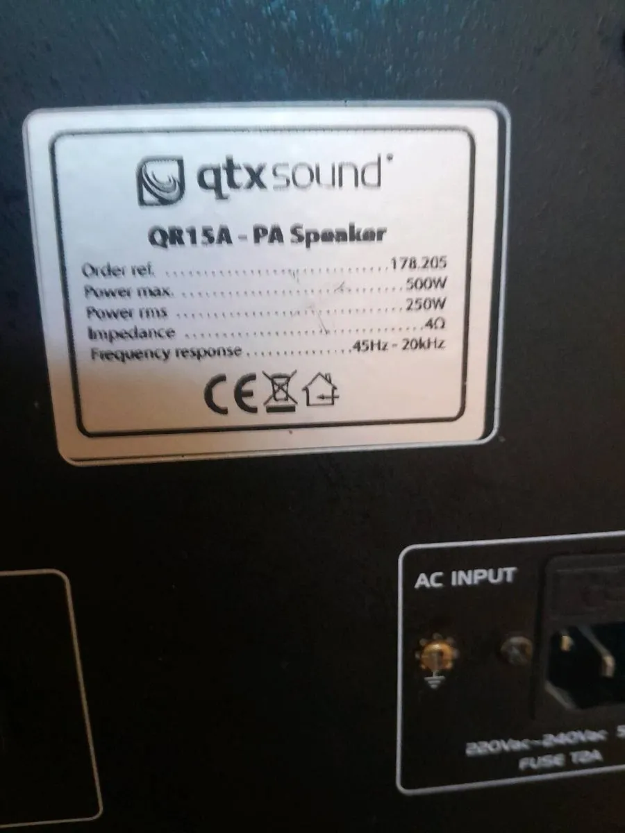 Two active qtx speakers - Image 3