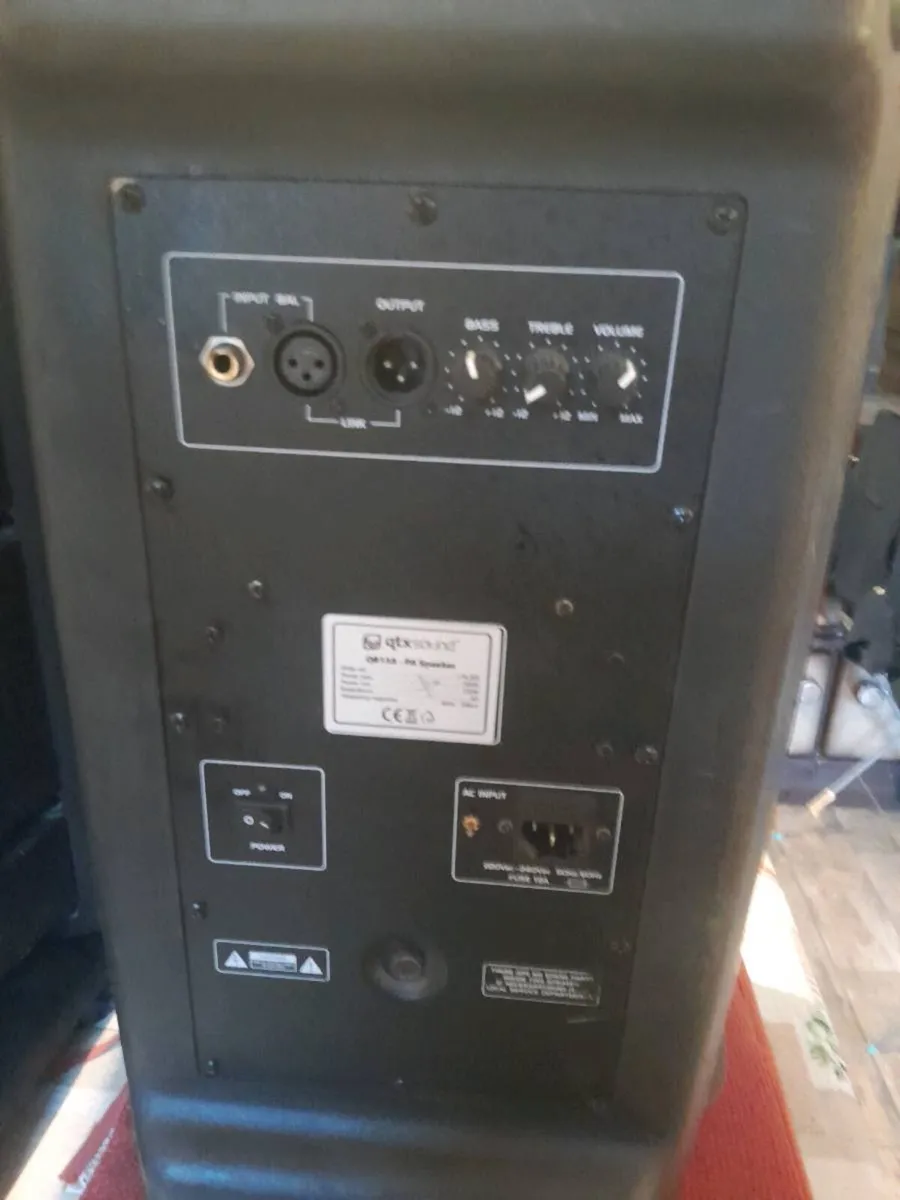 Two active qtx speakers - Image 4