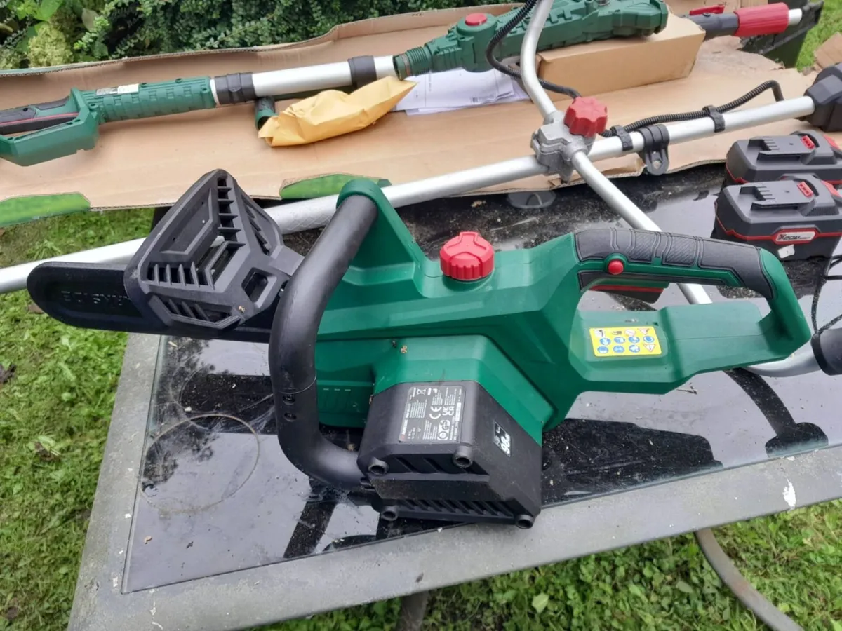 Chainsaw, extendable branch cutter and Strimmer - Image 2