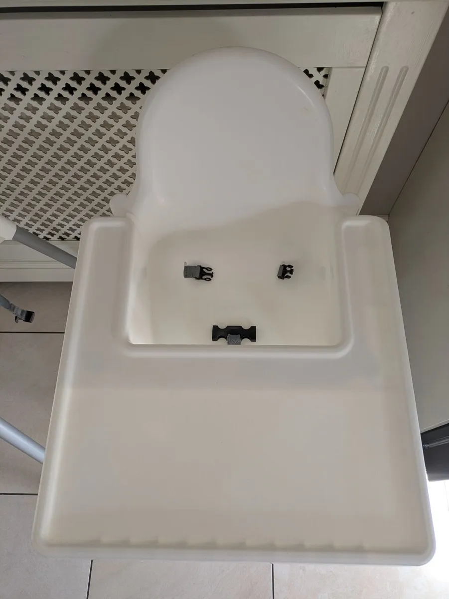 2 High Chairs (IKEA) with Supporting Cushion - Image 4