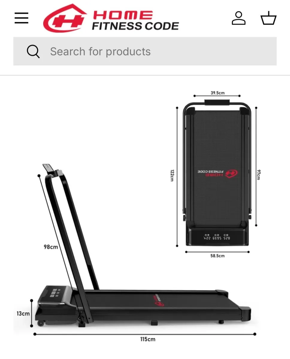 Folding treadmill - Image 1