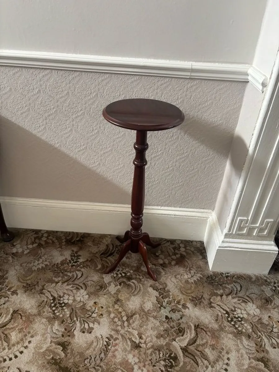 Mahogany Plant Table - Image 1