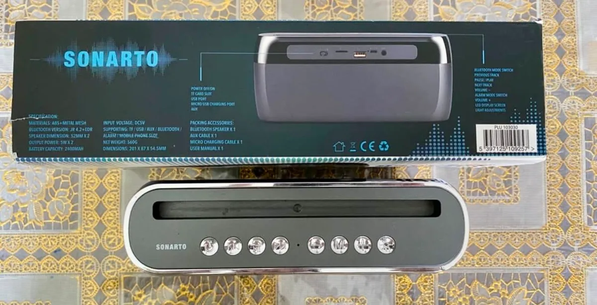 Bluetooth Alarm clock Speaker - Image 3
