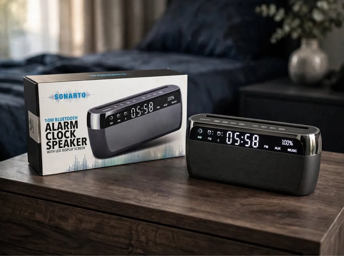 Bluetooth Alarm clock Speaker - Image 1