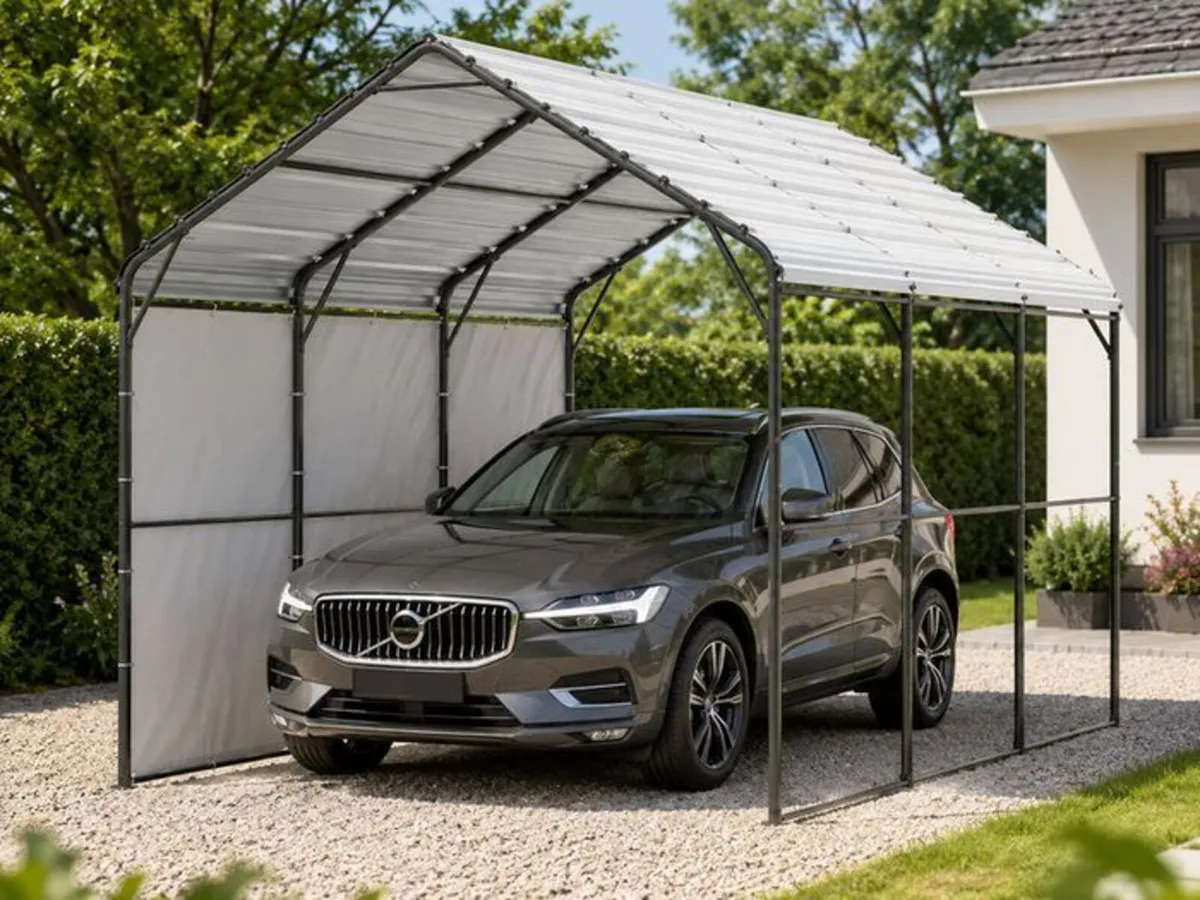 Heavy Duty Metal Carport 10ft x 15ft | All Weather - Image 1