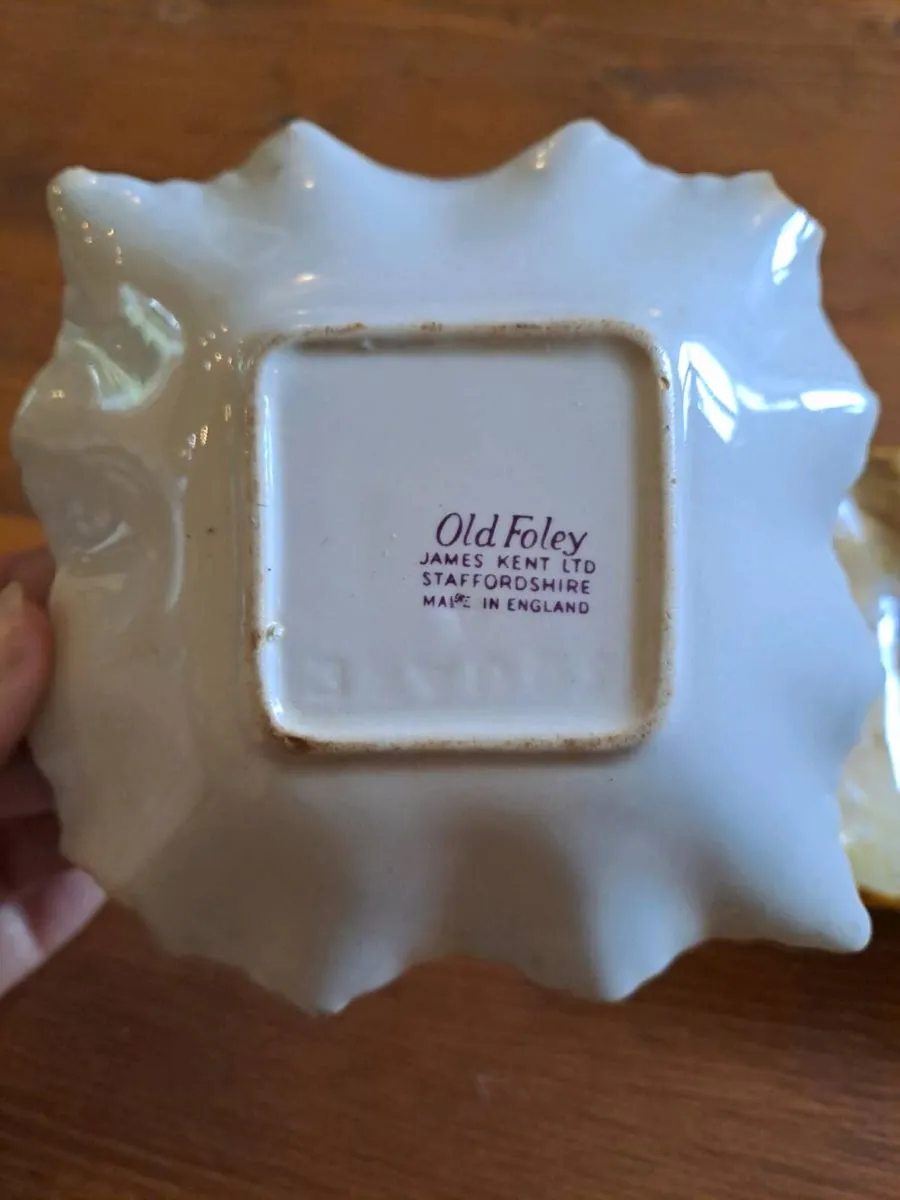 Vintage Old Foley trinket dish James Kent - Image 3