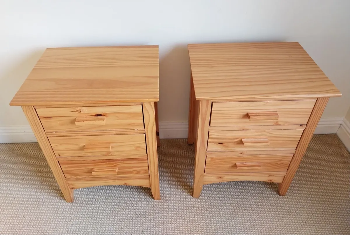2 x Solid Wood Lockers - Image 2