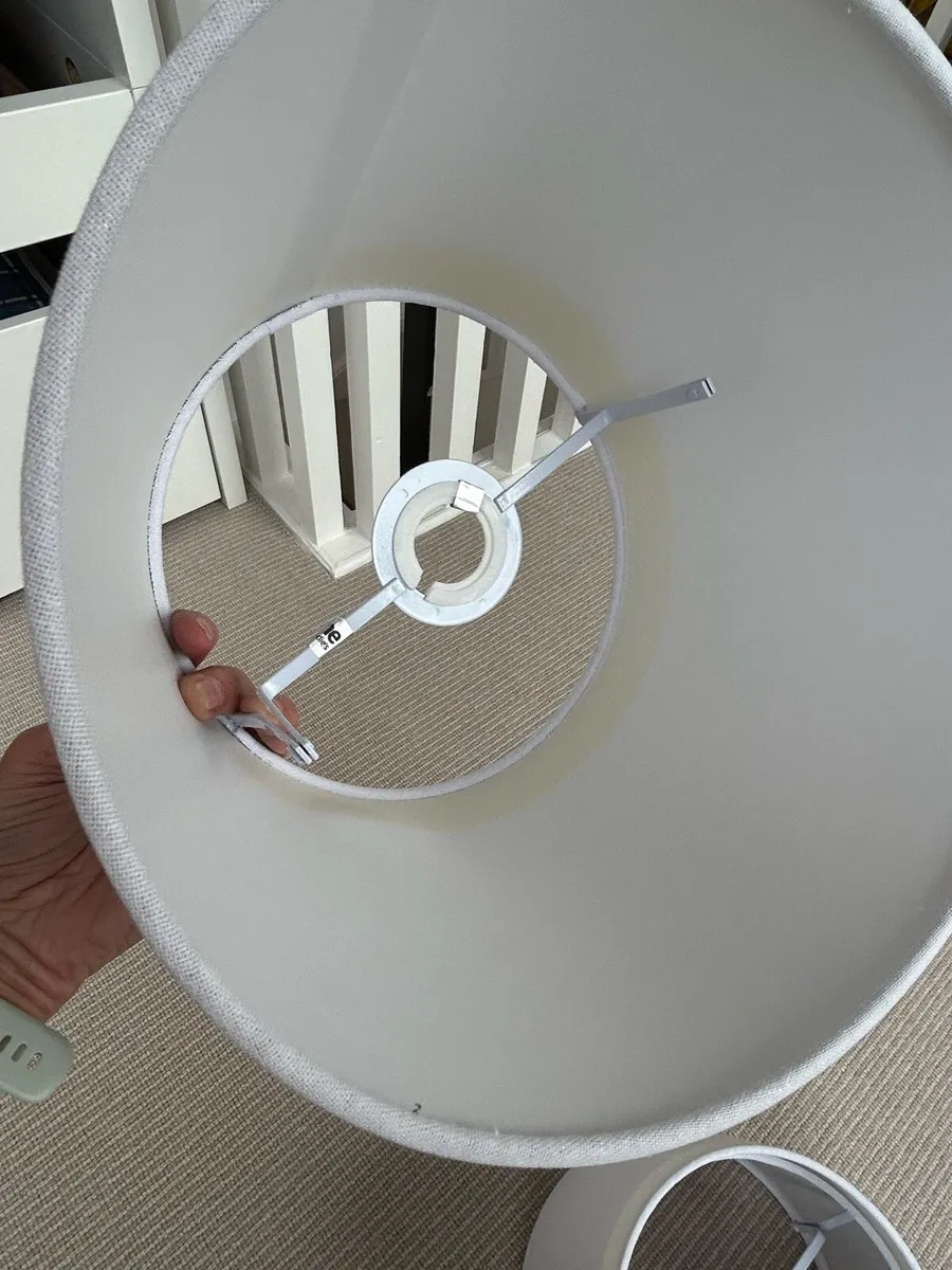 New white lampshades x 3 - Image 3
