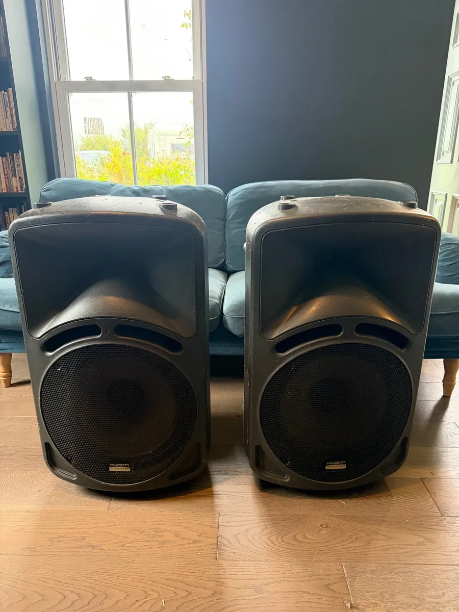 Pair of KAM SoundForce 15" Passive PA Speakers - Image 1