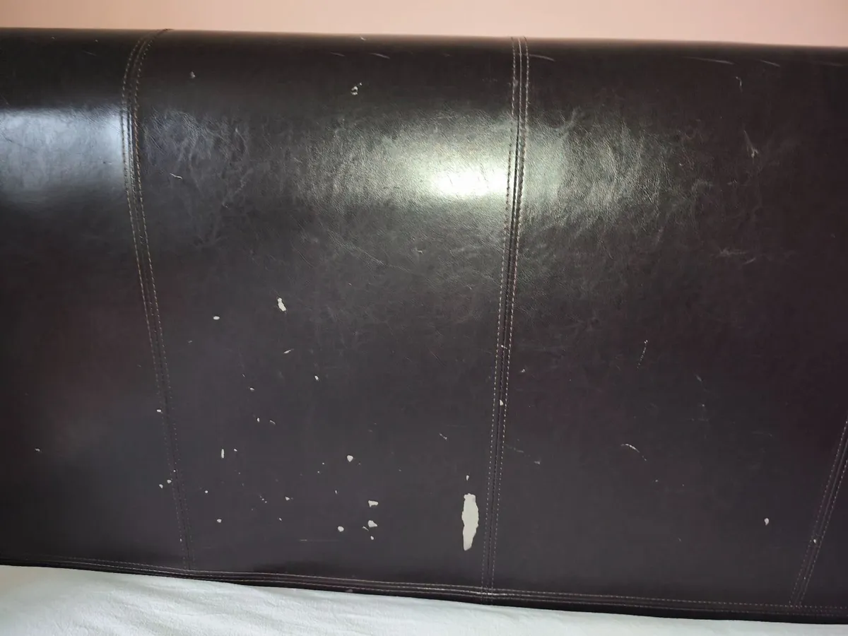 Double Sleigh Bed Frame & Mattress - Image 2