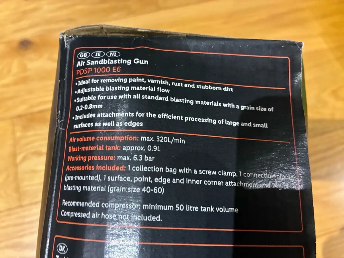 Parkside Air Sandblasting gun (new unused) - Image 3