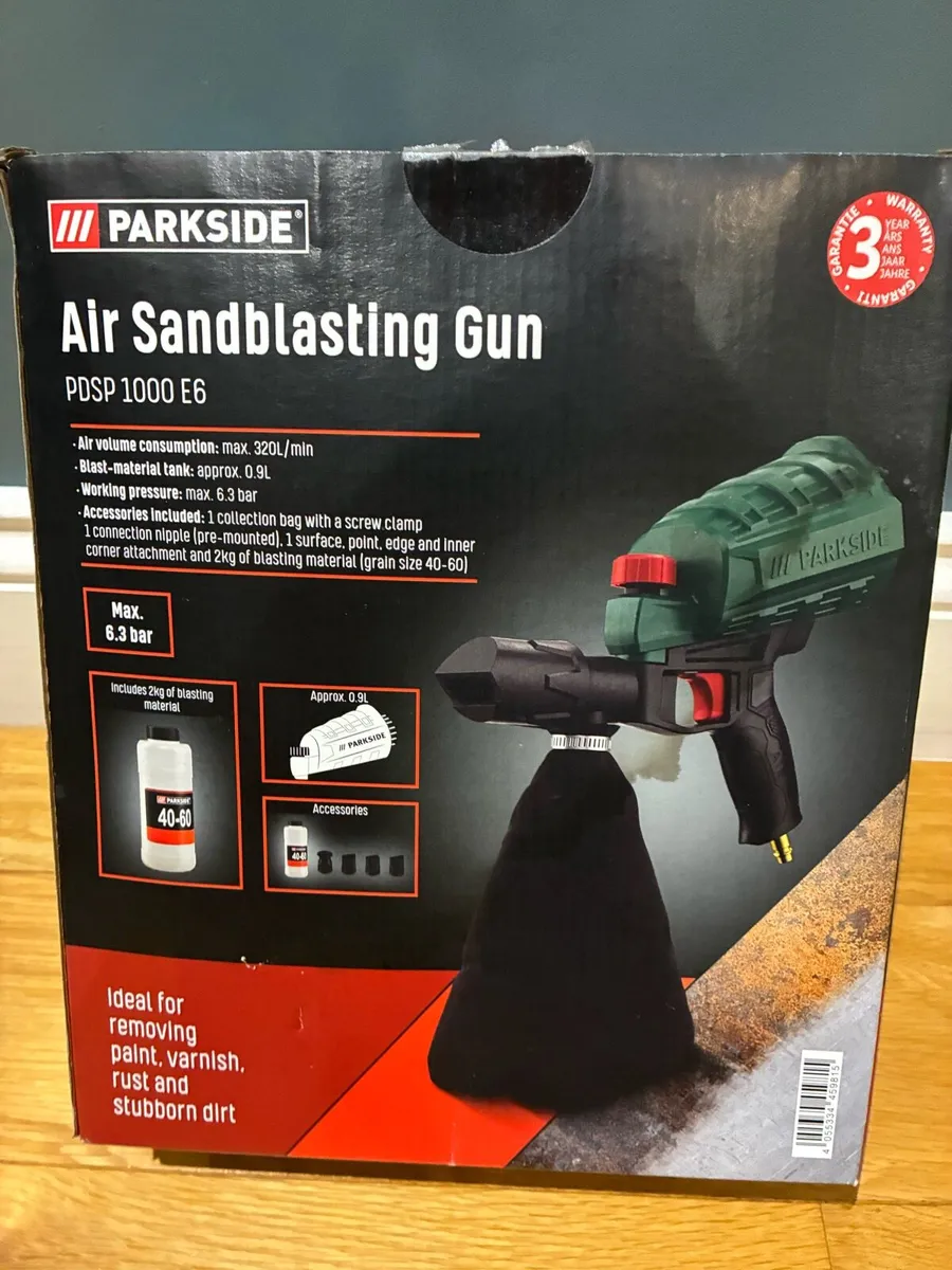 Parkside Air Sandblasting gun (new unused) - Image 1