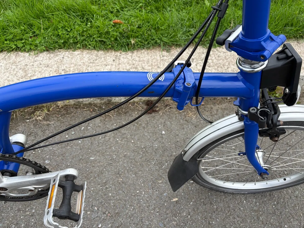 Brompton M3R Blue - Image 4