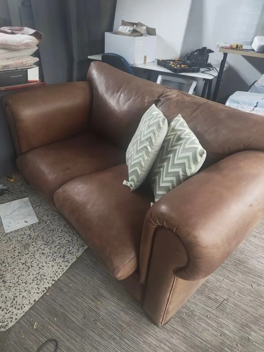 leather Couch - Image 1