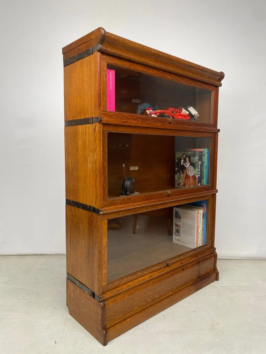 Edwardian Sectional Barristers Bookcase - Image 1