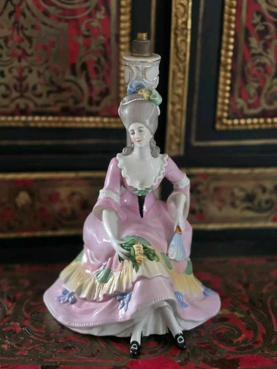 MEISSEN antique lamp - Image 4