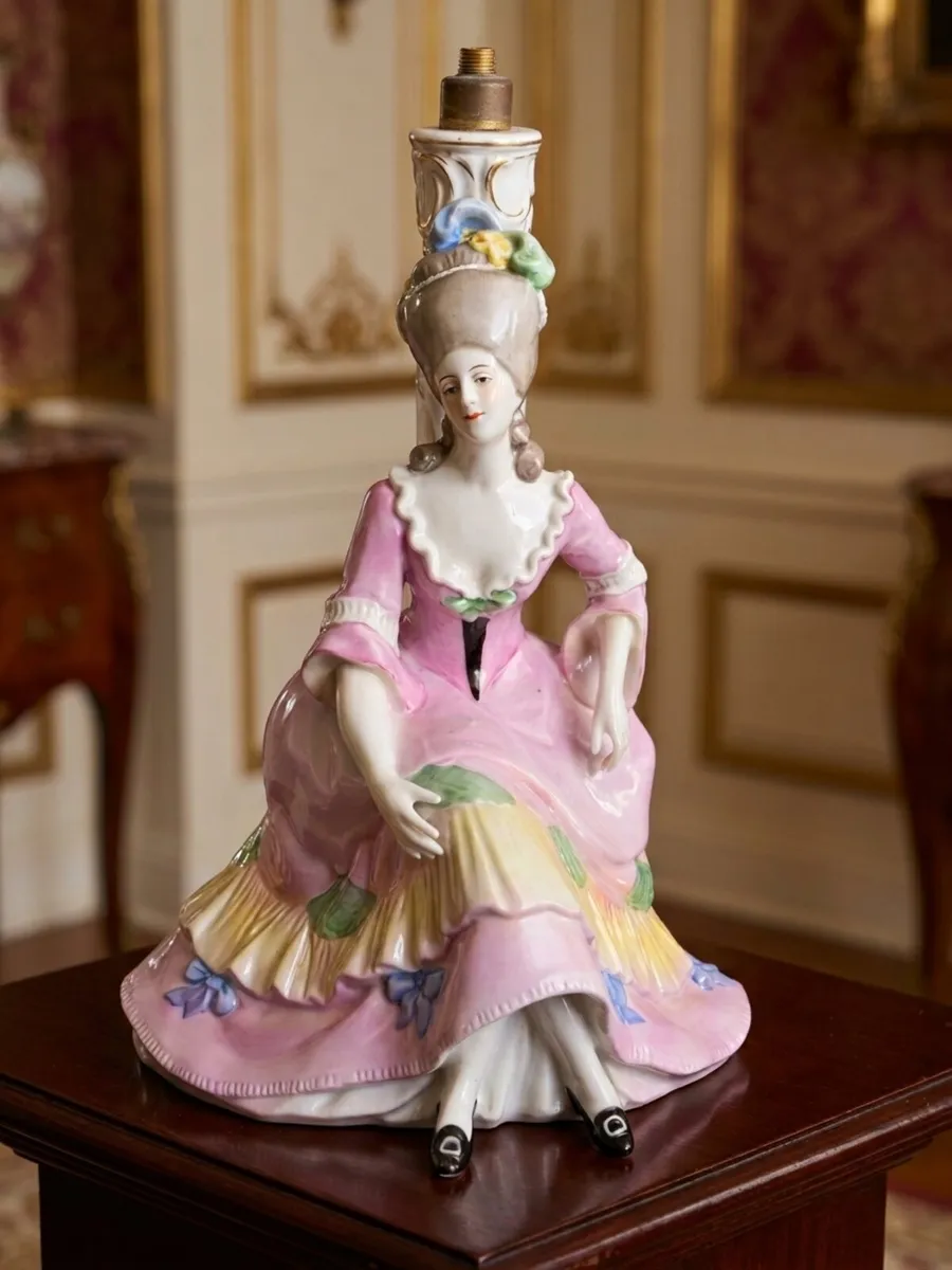 MEISSEN antique lamp - Image 1
