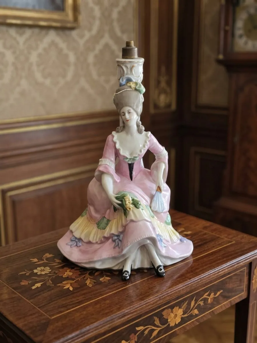 MEISSEN antique lamp - Image 2