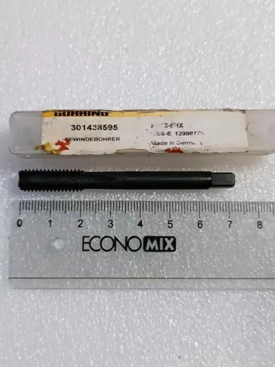 M8 Metric, Guhring E M8/6hx Straight Flute Tap Hhs - Image 1