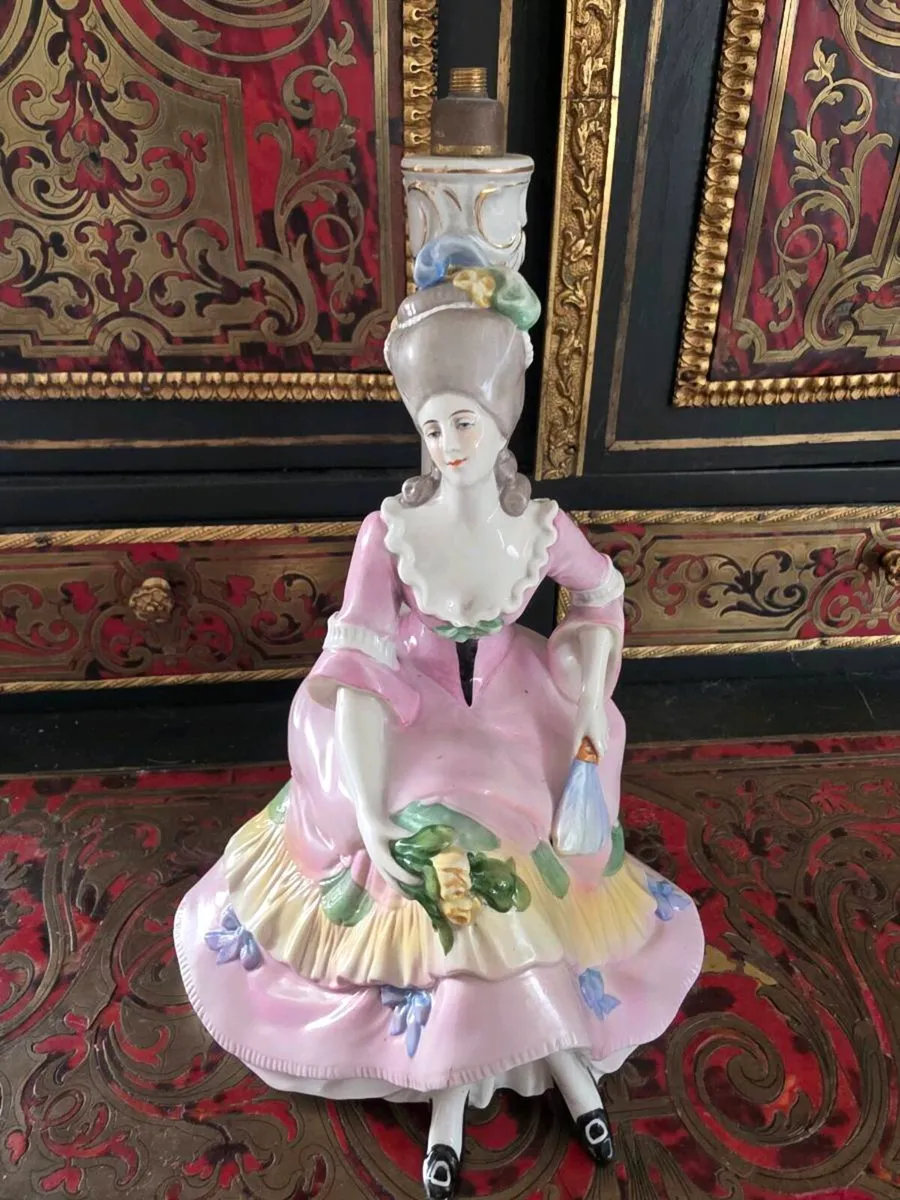 Antique MEISSEN Lamp - Image 4