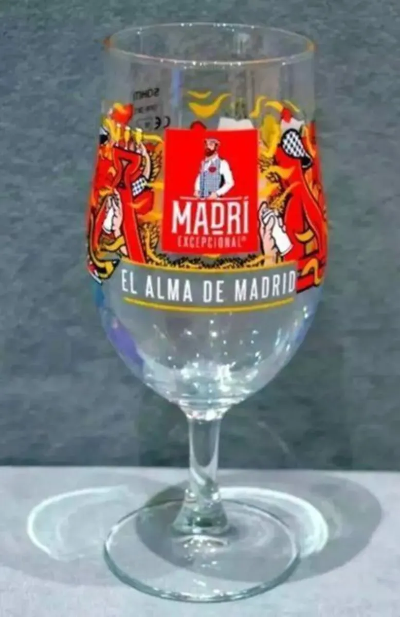 Limited Edition Madrí Excepcional Pint Glass BNIB - Image 2