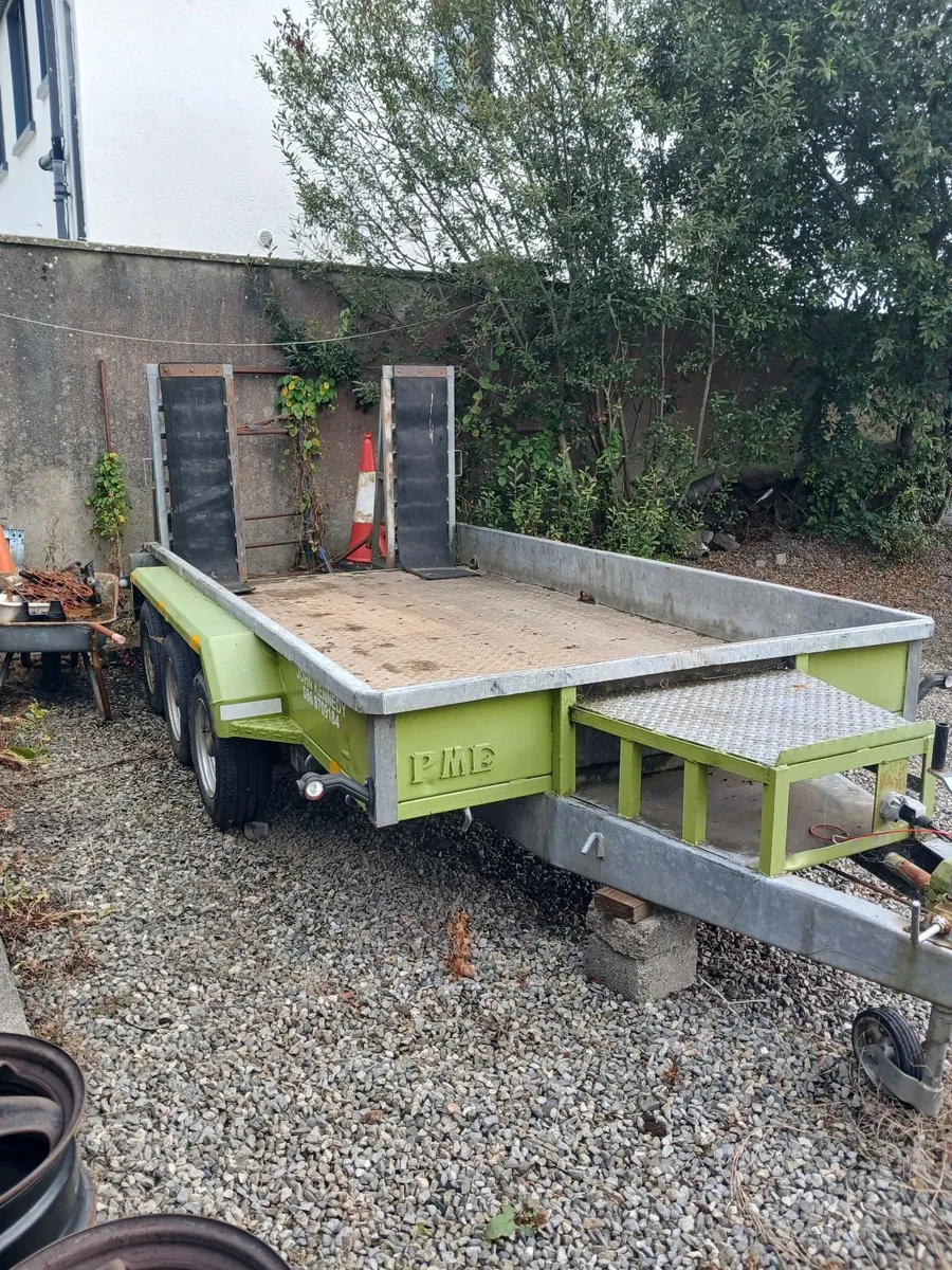 Graham Edwards 12x6.6 Tri Axle plant Trailer - Image 1