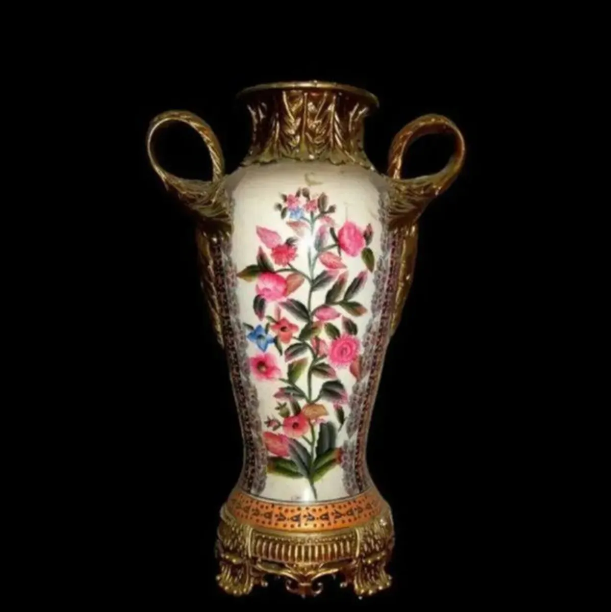 Pair Of Vintage Japanese Decorative 'Floral'Vase's - Image 3