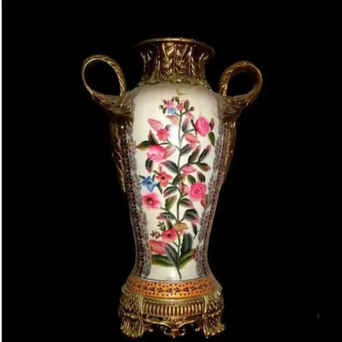 Pair Of Vintage Japanese Decorative 'Floral'Vase's - Image 4