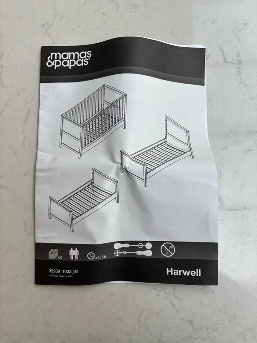 Mamas and Papas Harwell Cot Bed - Image 1