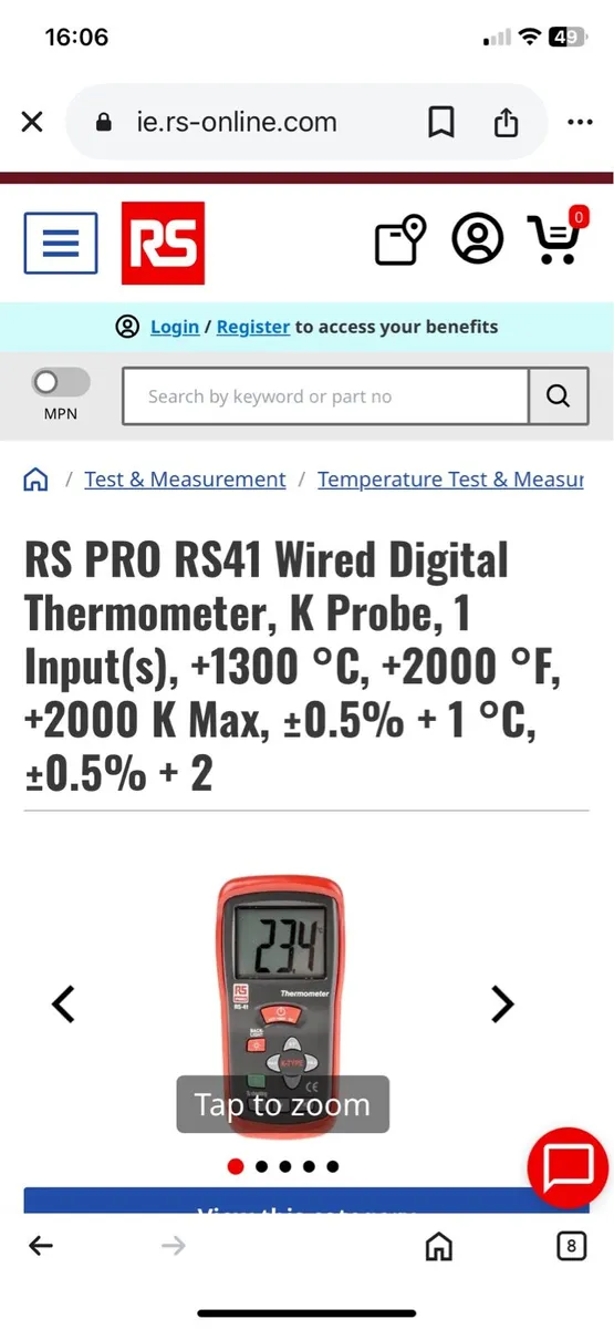 Clamp meter and thermometer - Image 4
