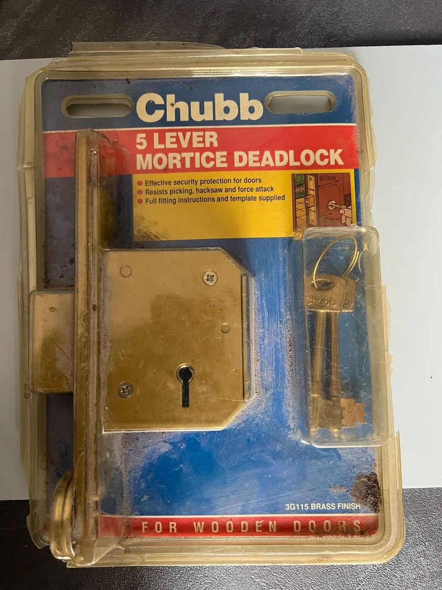 CHUBB/UNION 5 LEVER MORTICE DEADLOCK - Image 1