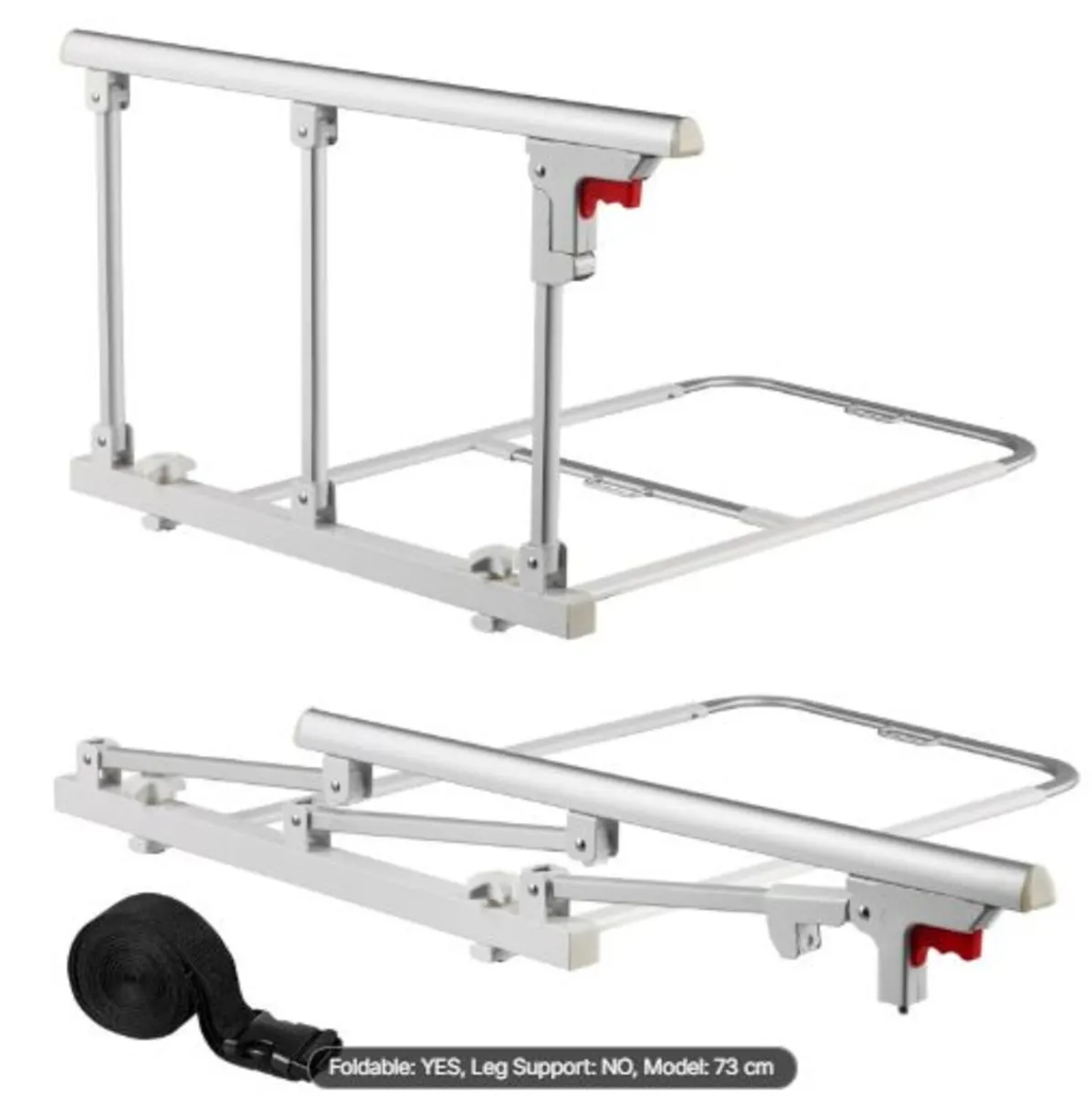Foldable Bed Rail for Elderly, 70 cm Bedside - Image 1