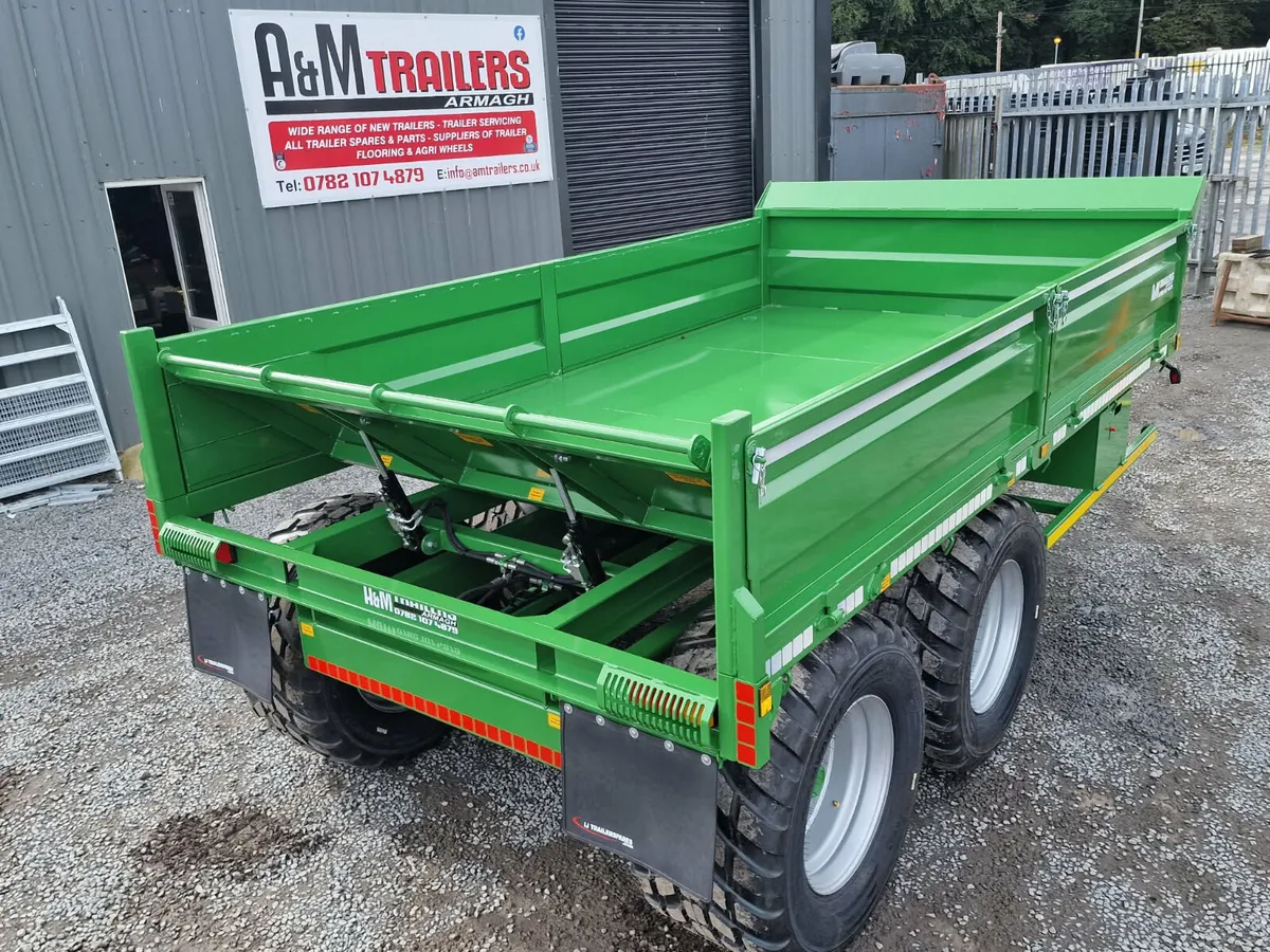 14x8 Tractor tipper trailer - Image 2